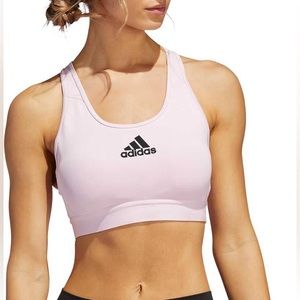 NEW WITH TAGS - (Pink) Adidas Sports Bra - Medium